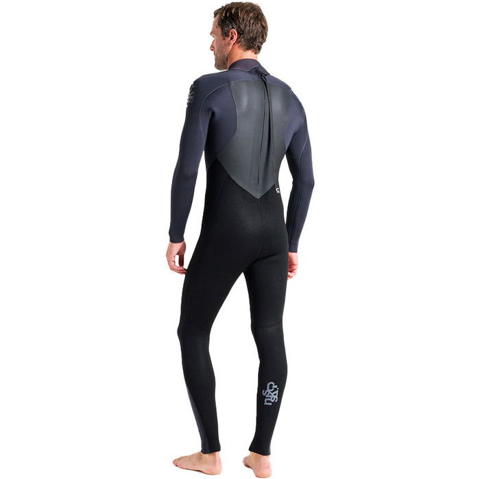 2024 C-Skins Mens Legend 4/3mm Back Zip Wetsuit C-LE43MBZ - Black / Anthracite